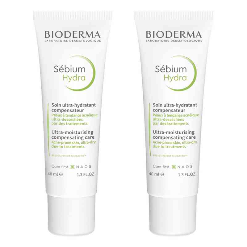 Bioderma Sebium Hydra Creme 2x40 ml von NAOS Deutschland GmbH PZN 08104744