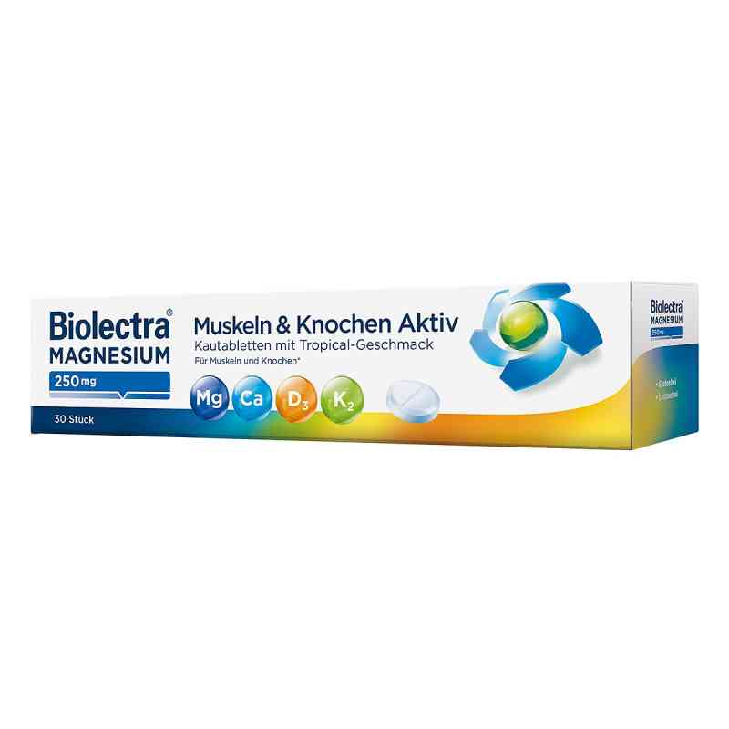 Biolectra Magnesium 250 mg Muskeln & Knochen Aktiv 30 stk von HERMES Arzneimittel GmbH PZN 19145161