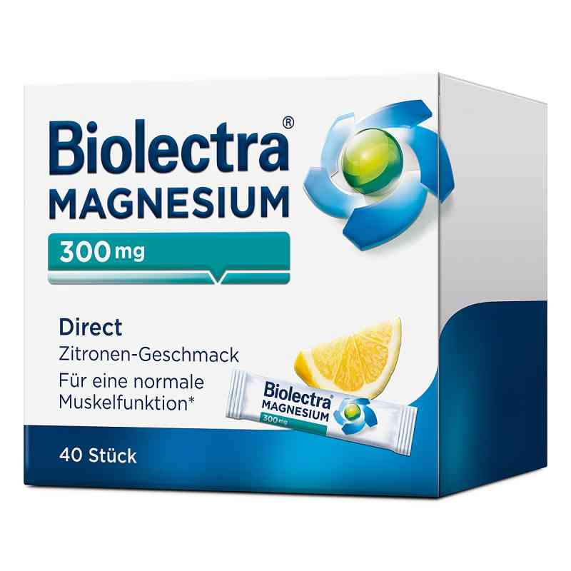 Biolectra Magnesium 300 mg Direct Zitrone 40 stk von HERMES Arzneimittel GmbH PZN 04199607