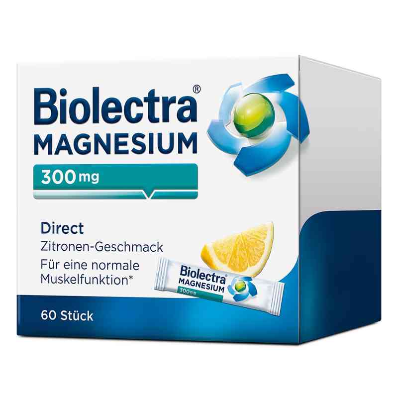 Biolectra Magnesium 300 mg Direct Zitrone 60 stk von HERMES Arzneimittel GmbH PZN 08844157
