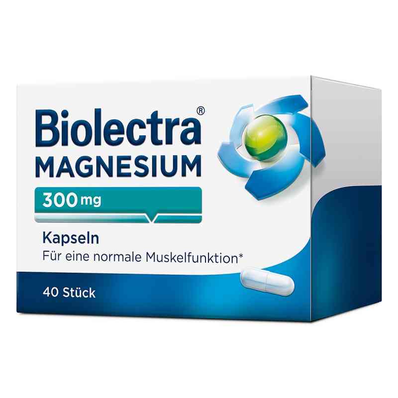 Biolectra Magnesium 300 mg Kapseln 40 stk von HERMES Arzneimittel GmbH PZN 05561513