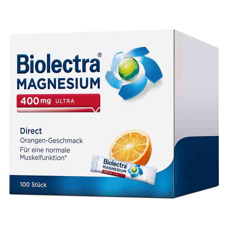 Biolectra Magnesium 400 mg Ultra Direct Orange 100 stk von HERMES Arzneimittel GmbH PZN 20113723