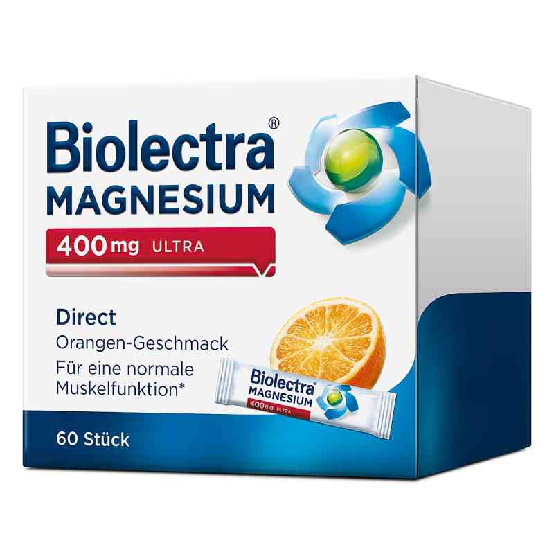 Biolectra Magnesium 400 mg Ultra Direct Orange 60 stk von HERMES Arzneimittel GmbH PZN 14371272