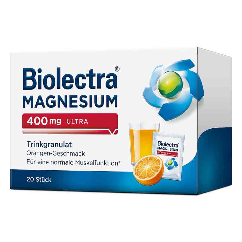 Biolectra Magnesium 400 mg Ultra Trinkgranulat Orange 40 stk von HERMES Arzneimittel GmbH PZN 10914528