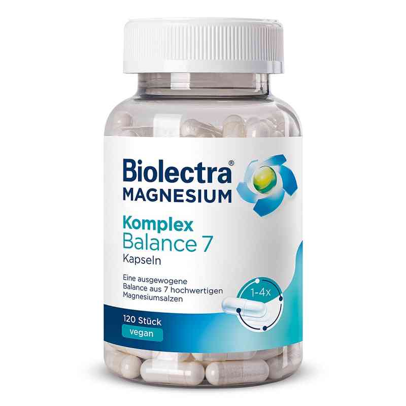 Biolectra Magnesium Komplex Balance 7 Kapseln 120 stk von HERMES Arzneimittel GmbH PZN 20300052