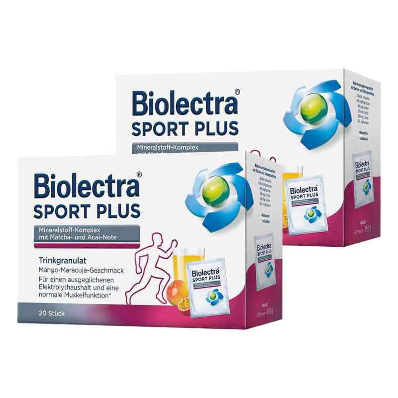 Biolectra Sport Plus Trinkgranulat 2x20 stk von HERMES Arzneimittel GmbH PZN 08106041