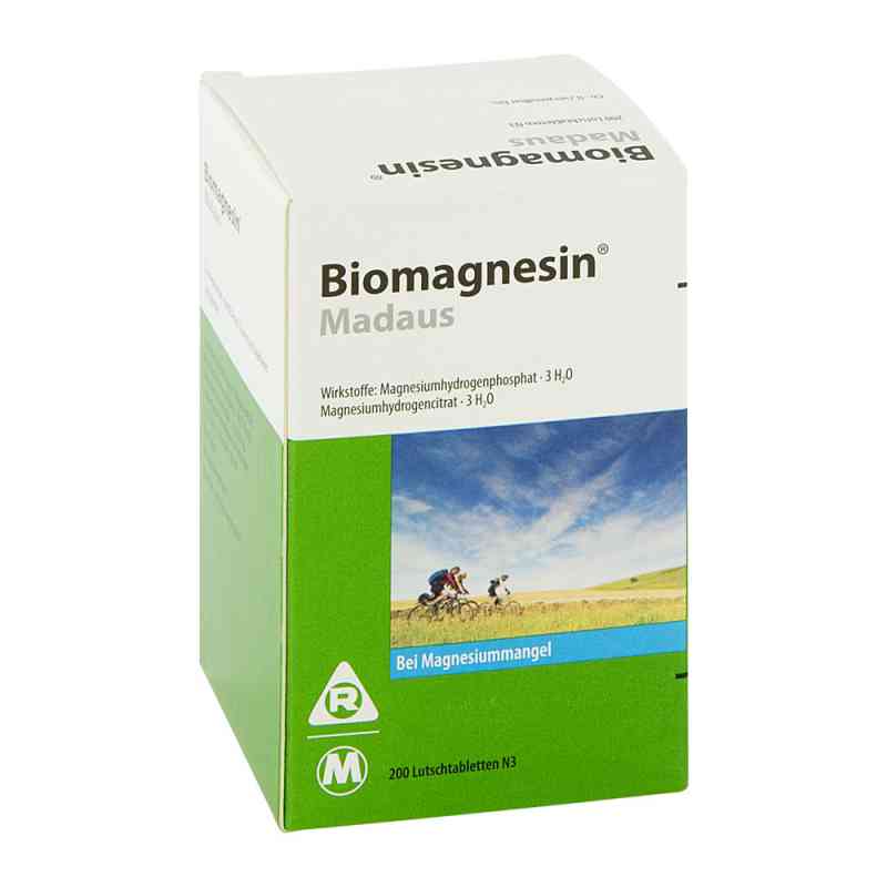 Biomagnesin Madaus Lutschtabletten 200 stk von Mylan Healthcare GmbH PZN 06195424