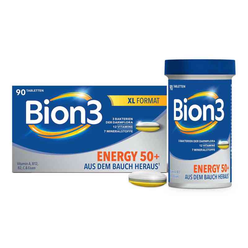 Bion3 50+ Energy Tabletten 90 stk von WICK Pharma - Zweigniederlassung der Procter & Gam PZN 18010795