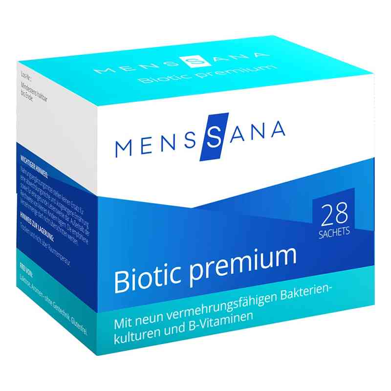 Biotic premium MensSana Sachets 28X2 g von MensSana AG PZN 16926449