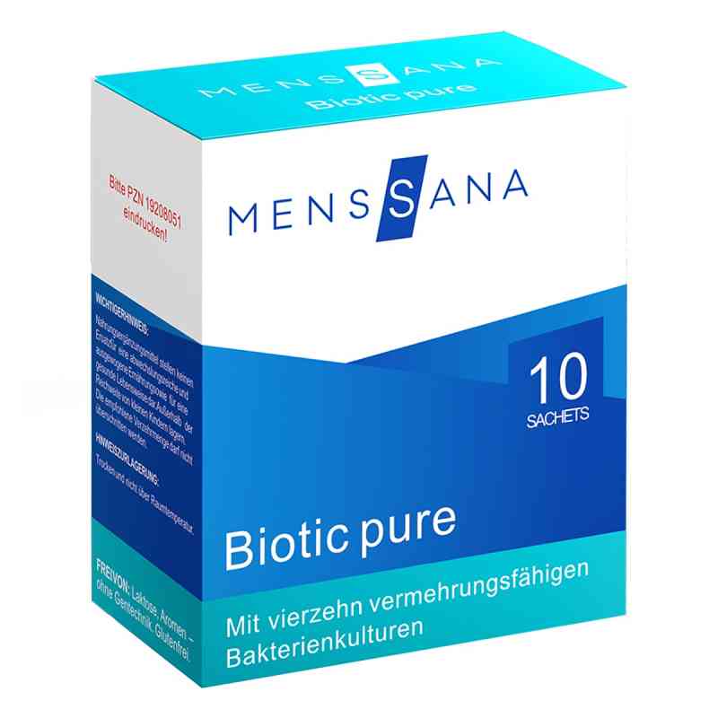 Biotic Pure MensSana Sachets 10 stk von MensSana AG PZN 19208051