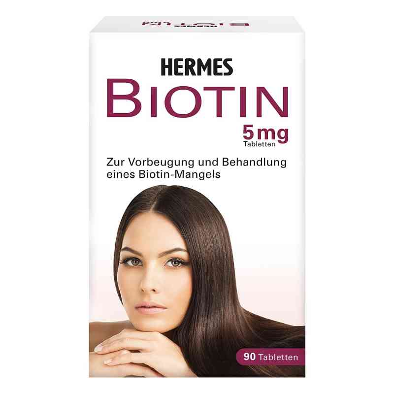Biotin Hermes 5 mg Tabletten 90 stk von HERMES Arzneimittel GmbH PZN 02253656