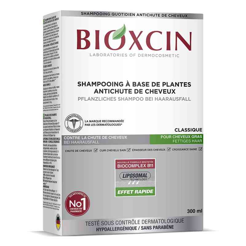 Bioxcin Shampoo Gg.haarausfall Fettiges Haar 300 ml von BIOTA Laboratories GmbH PZN 19216205