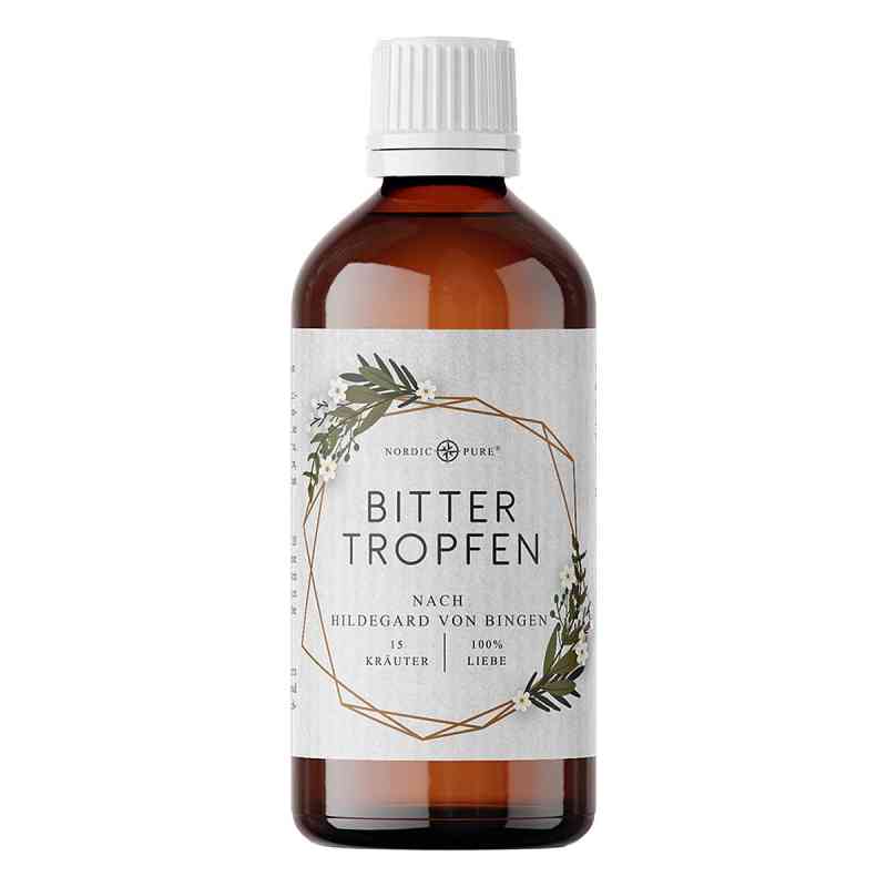 Bittertropfen 15 Kräuter Bitterstoffe Nordic Pure 100 ml von Mediakos GmbH PZN 20095037