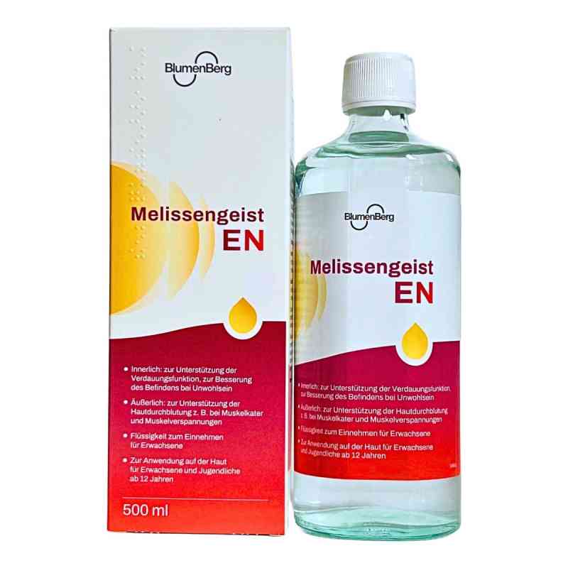 Blumenberg Melissengeist EN 500 ml von Pharma Aldenhoven GmbH & Co. KG PZN 20058740
