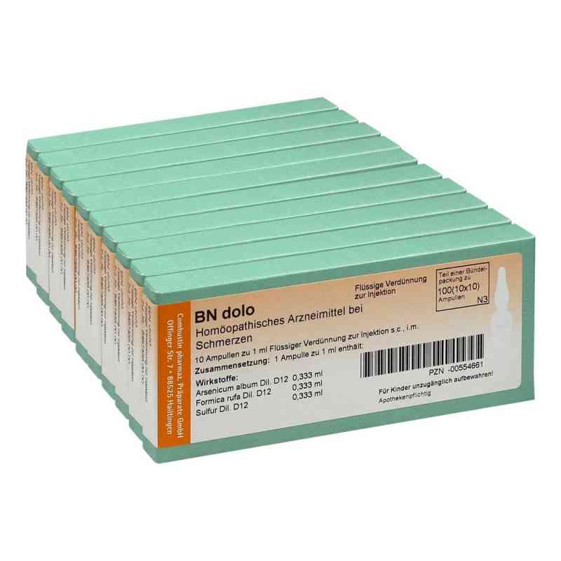 Bn Dolo Ampullen 10X10 stk von COMBUSTIN Pharmazeutische Präpar PZN 00554661