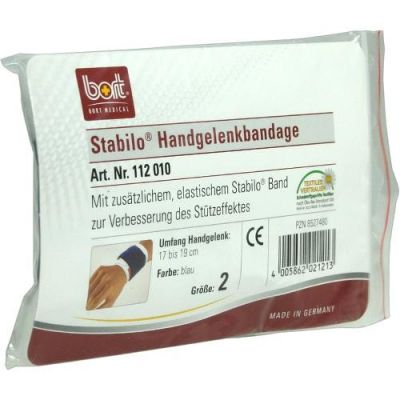 Bort Stabilo Handgelenkbandage Größe 2 blau 1 stk von Bort GmbH PZN 08527480