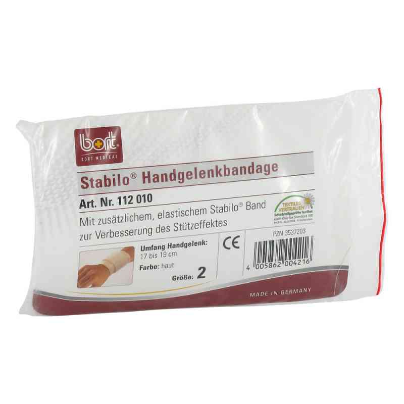 Bort Stabilo Handgelenkbandage Größe 2 haut 1 stk von Bort GmbH PZN 03537203