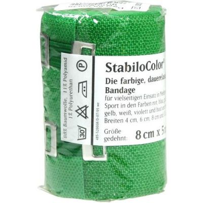 Bort Stabilocolor Binde 8cm grün 1 stk von Bort GmbH PZN 08830936