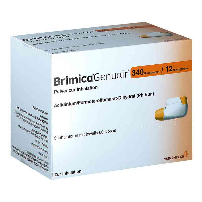 Brimica Genuair 340 [my]g/12 [my]g Plv.z.inhalatio 3 stk von Abacus Medicine A/S PZN 13716177