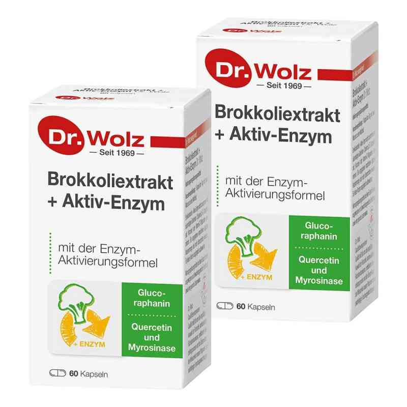 Brokkoli Extrakt+Aktiv-Enzym Doktor wolz 2x60 stk von Dr. Wolz Zell GmbH PZN 08105910