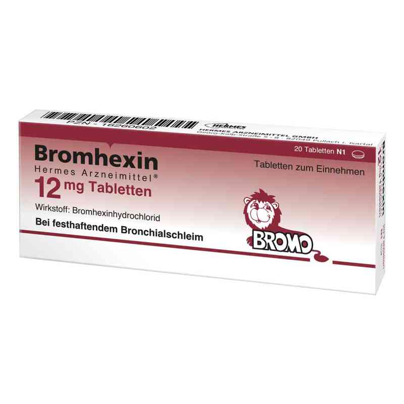 Bromhexin Hermes Arzneimittel 12 mg Tabletten 20 stk von HERMES Arzneimittel GmbH PZN 16260602
