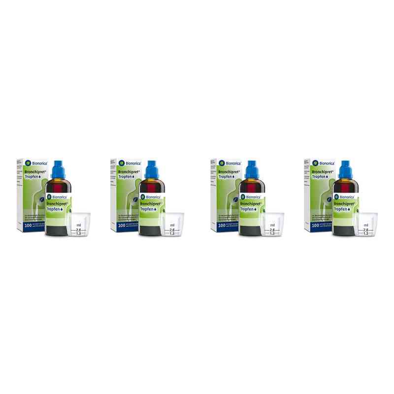 Bronchipret Tropfen 4x100 ml von Bionorica SE PZN 08106361