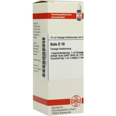 Bufo D10 Dilution 20 ml von DHU-Arzneimittel GmbH & Co. KG PZN 07455212