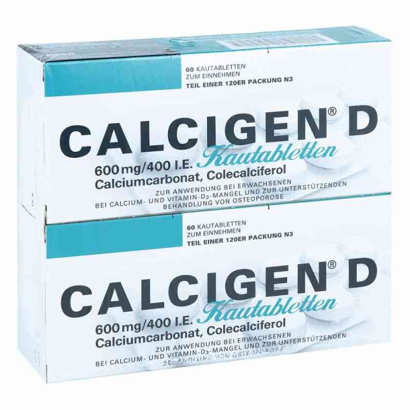 CALCIGEN D 600mg/400 internationale Einheiten 120 stk von MEDA Pharma GmbH & Co.KG PZN 04054599