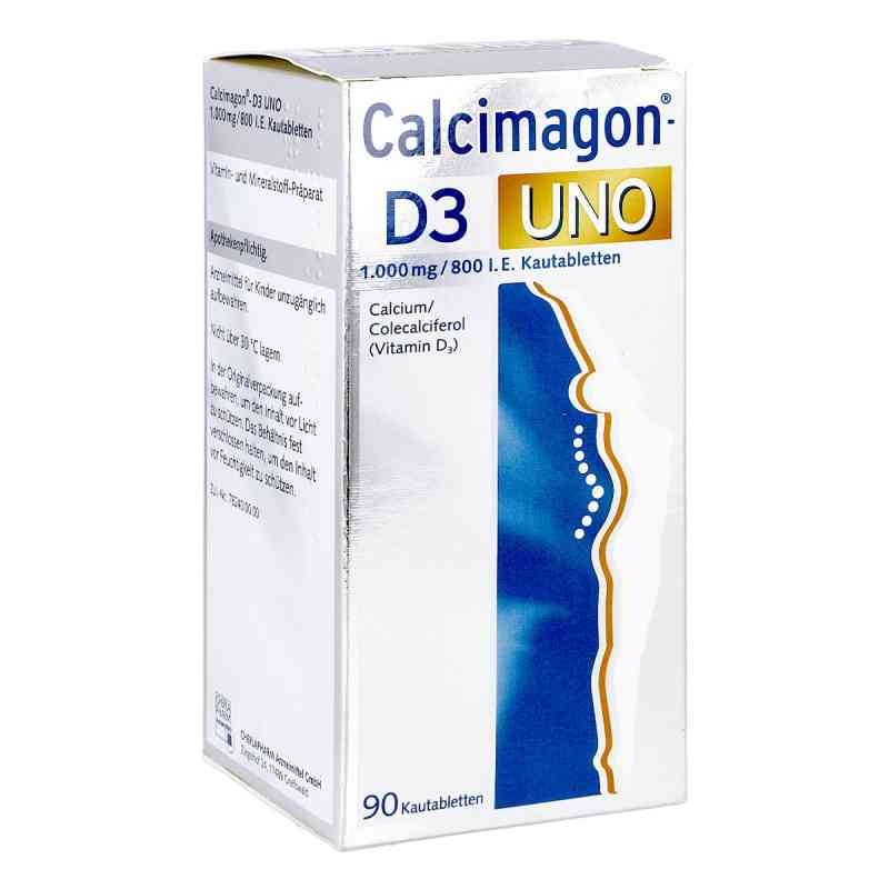Calcimagon-D3 UNO 1000mg/800 internationale Einheiten 90 stk von CHEPLAPHARM Arzneimittel GmbH PZN 05883599