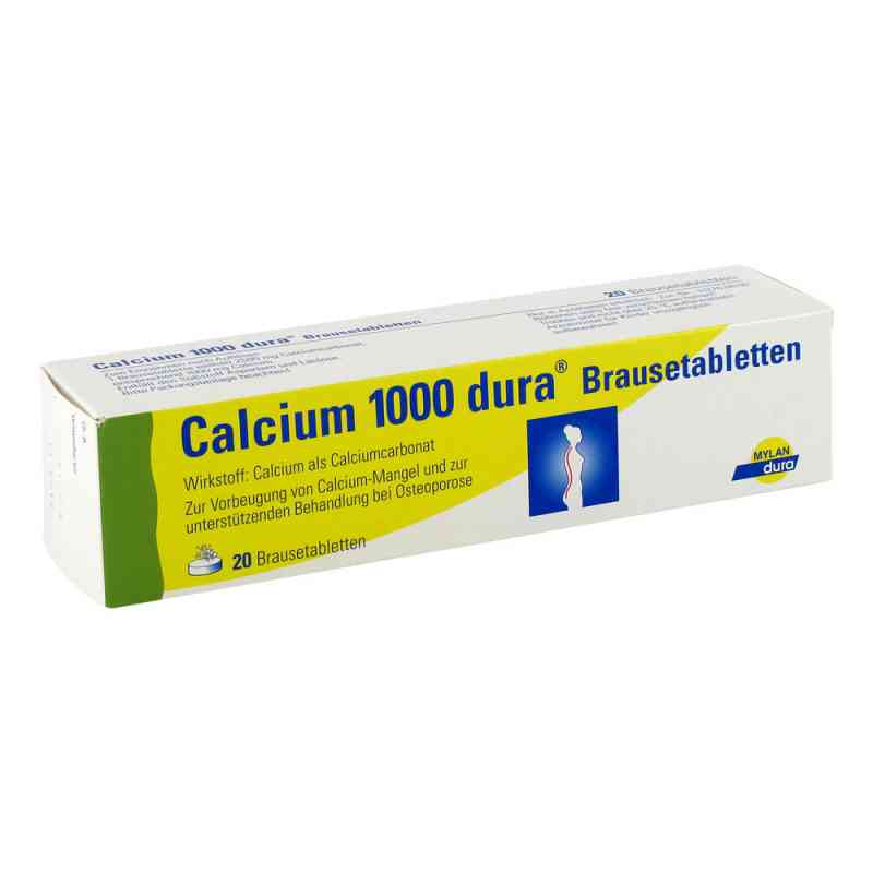 Calcium 1000 dura 20 stk von Mylan Healthcare GmbH PZN 07730285
