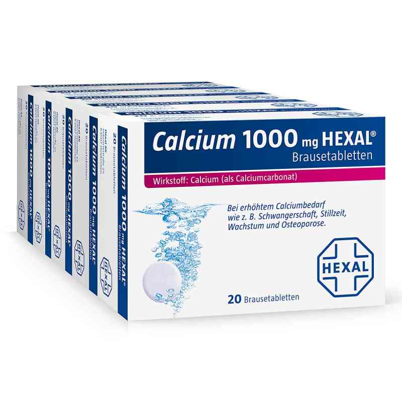 Calcium 1000 mg HEXAL® Brausetabletten 100 stk von Hexal AG PZN 07383955