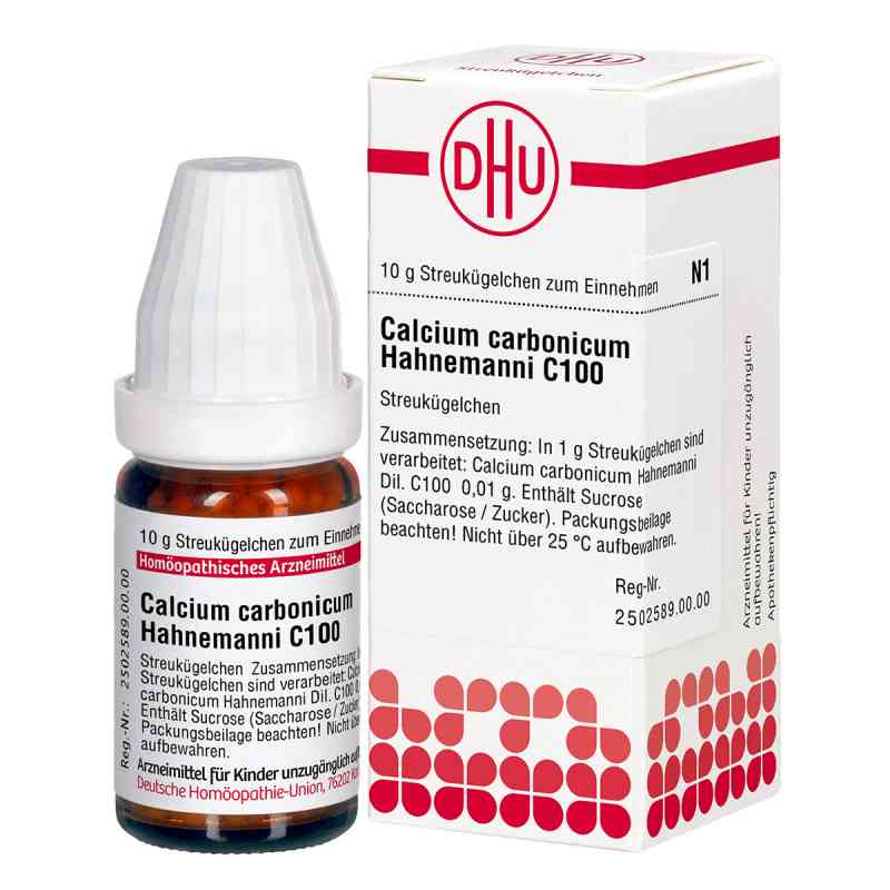 Calcium Carbonicum C100 Globuli Hahnemanni 10 g von DHU-Arzneimittel GmbH & Co. KG PZN 07162272