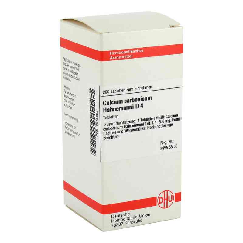 Calcium Carbonicum D4 Tabletten Hahnemanni 200 stk von DHU-Arzneimittel GmbH & Co. KG PZN 02815663