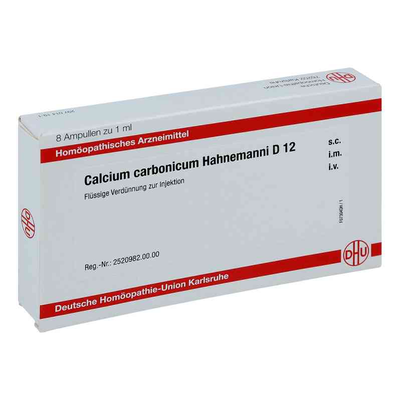 Calcium Carbonicum Hahnemanni D12 Ampullen 8X1 ml von DHU-Arzneimittel GmbH & Co. KG PZN 11704655