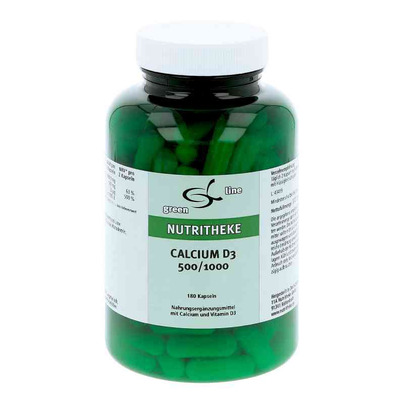 Calcium D3 500/1000 Kapseln 180 stk von 11 A Nutritheke GmbH PZN 10400350