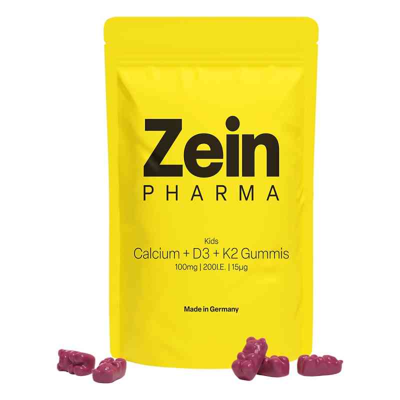 Calcium + D3+ K2 Gummis Kids Zeinpharma 60 stk von ZeinPharma Germany GmbH PZN 11665961