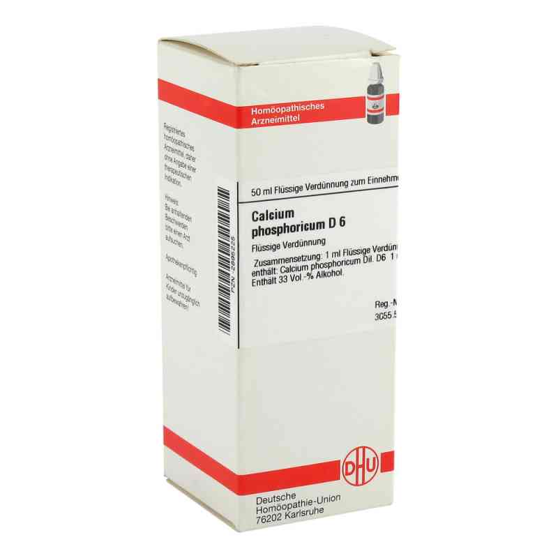 Calcium Phosphoricum D6  Dilution 50 ml von DHU-Arzneimittel GmbH & Co. KG PZN 02895225