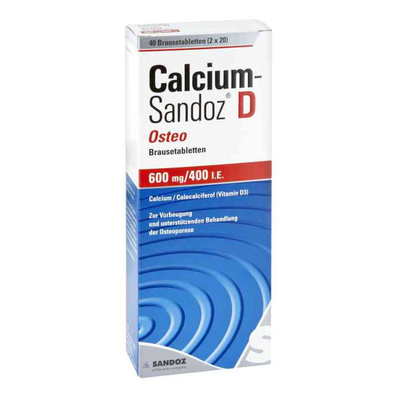 Calcium-Sandoz D Osteo 600mg/400 internationale Einheiten 40 stk von Hexal AG PZN 02340154