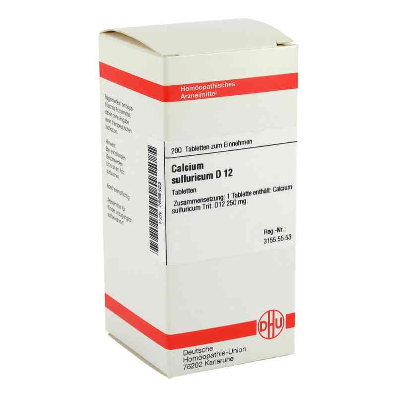 Calcium Sulfuricum D12 Tabletten 200 stk von DHU-Arzneimittel GmbH & Co. KG PZN 02895403