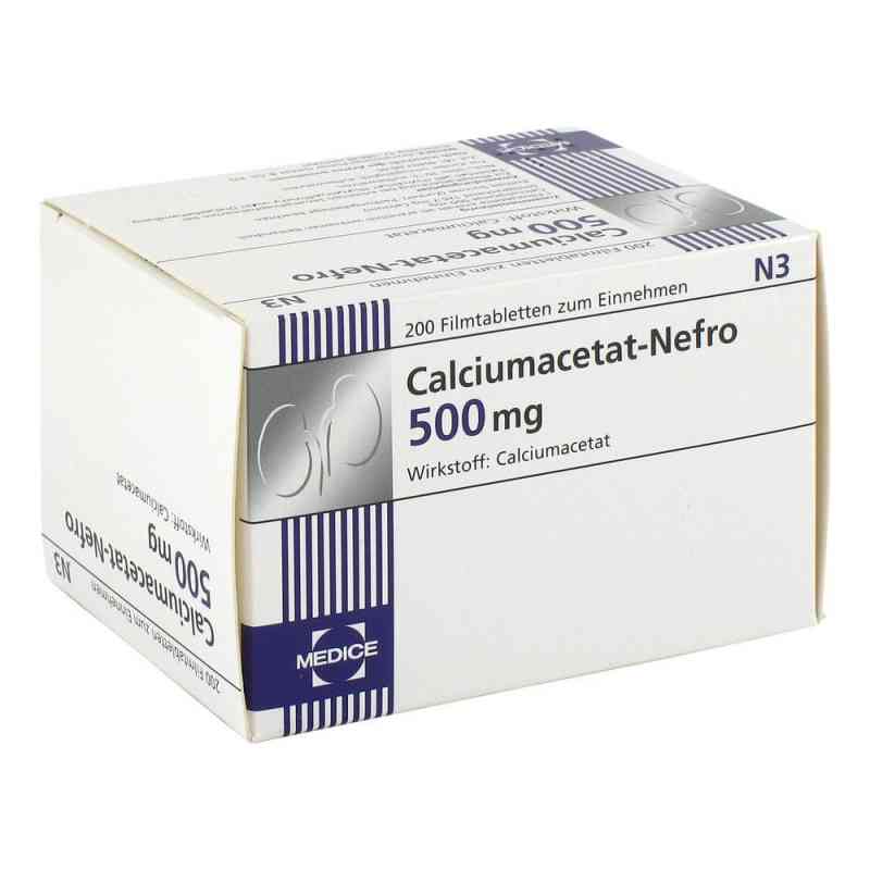 Calciumacetat Nefro 500 mg Filmtabletten 200 stk von MEDICE Arzneimittel Pütter GmbH& PZN 04133212