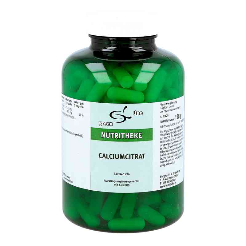 Calciumcitrat Kapseln 240 stk von 11 A Nutritheke GmbH PZN 07559555