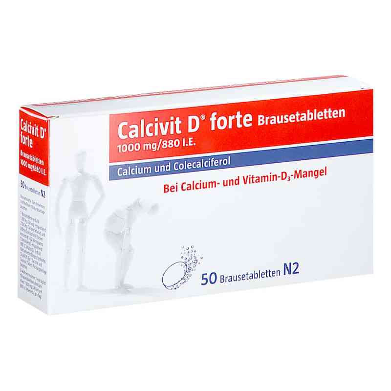 Calcivit D forte 1000mg/880 internationale Einheiten 50 stk von CHEPLAPHARM Arzneimittel GmbH PZN 09097113
