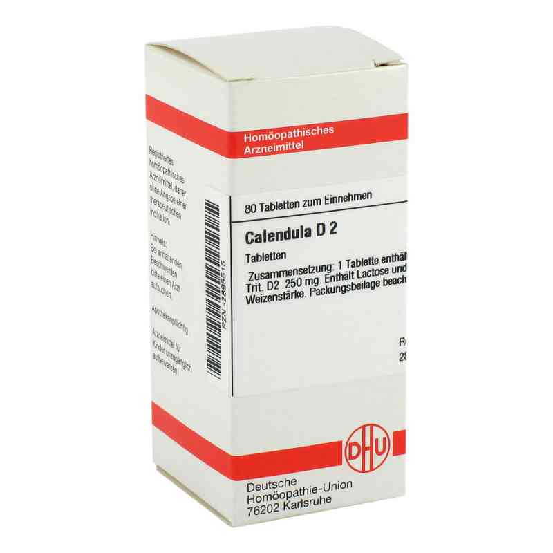 Calendula D2 Tabletten 80 stk von DHU-Arzneimittel GmbH & Co. KG PZN 02895515
