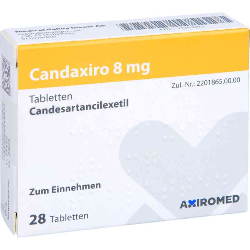Candaxiro 8 mg Tabletten 28 stk von Medical Valley Invest AB PZN 14363083