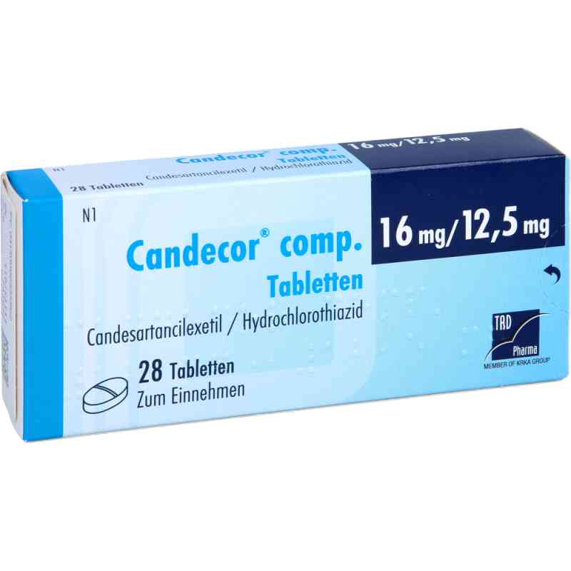Candecor compositus 16mg/12,5mg 28 stk von TAD Pharma GmbH PZN 09633586