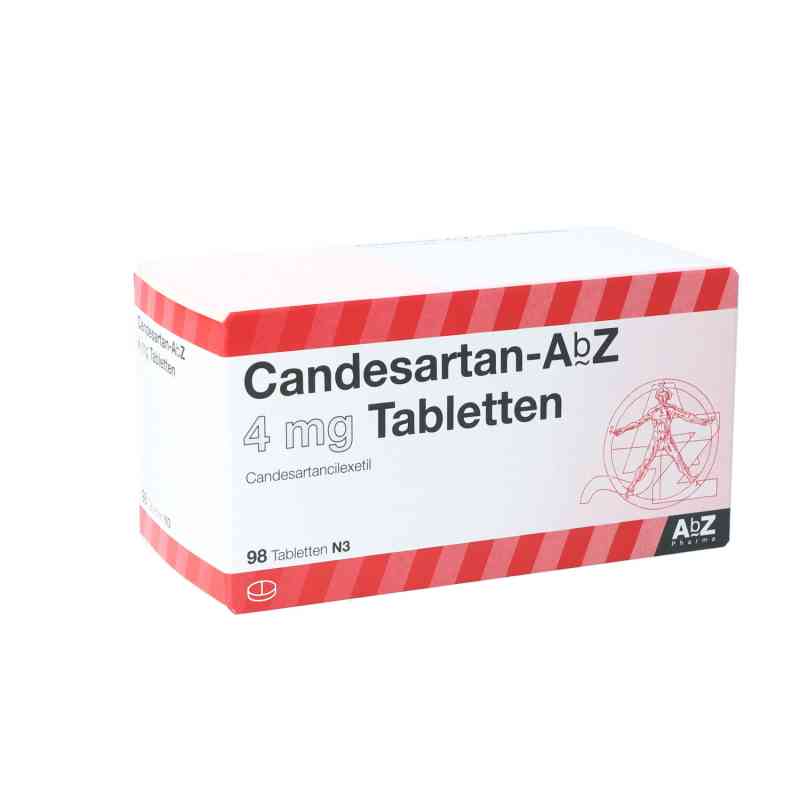 Candesartan-AbZ 4mg 98 stk von AbZ Pharma GmbH PZN 09074922