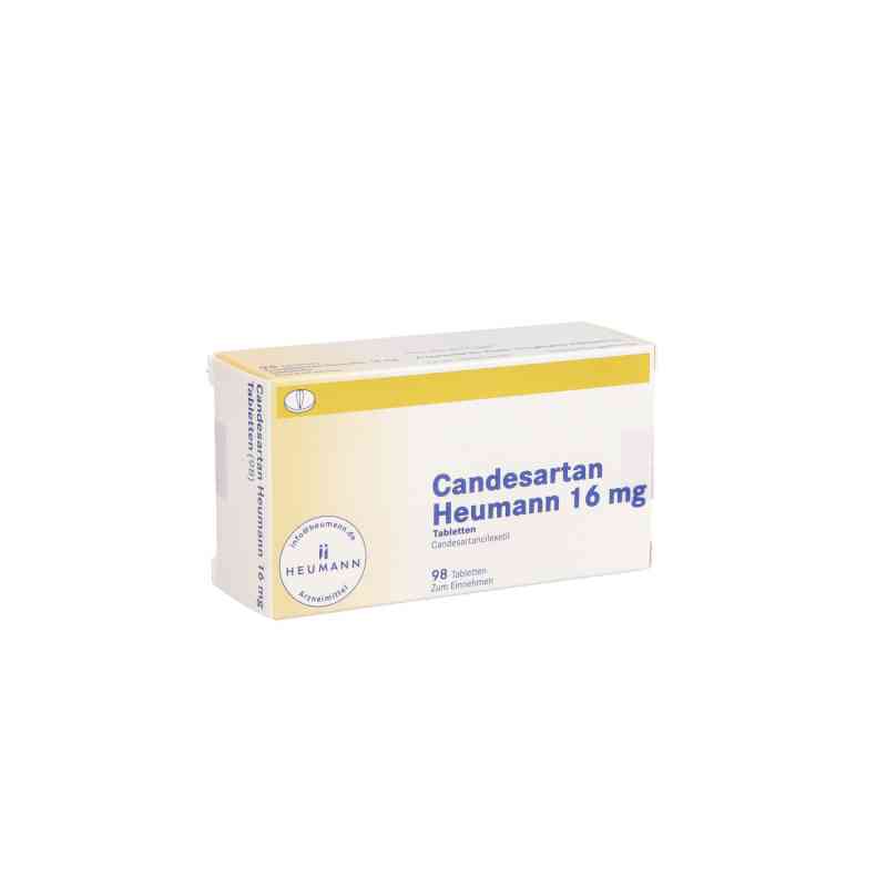 Candesartan Heumann 16 mg Tabletten 98 stk von HEUMANN PHARMA GmbH & Co. Generi PZN 15864640
