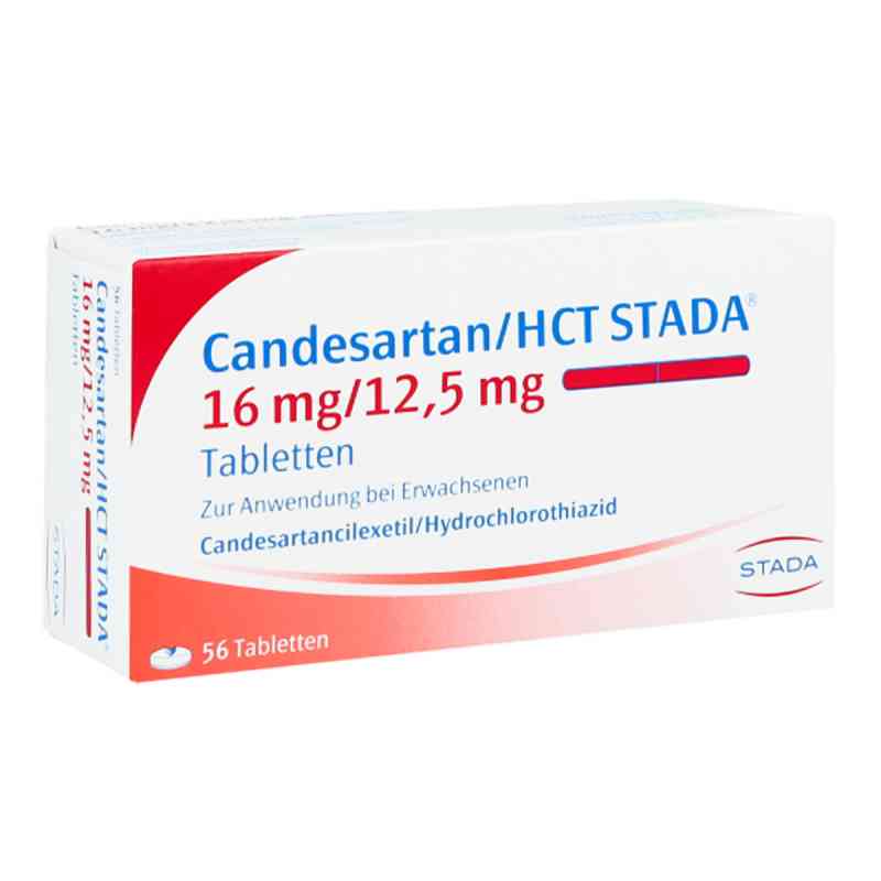 Candesartan/HCT STADA 16mg/12,5mg 56 stk von STADAPHARM GmbH PZN 09444431