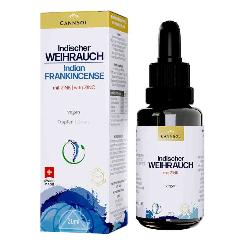 Cannsol Indischer Weihrauch mit Zink Tropfen 30 ml von SoluVeda GmbH PZN 19359666