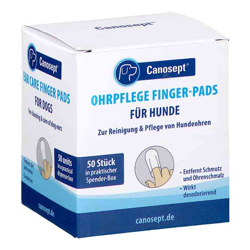 Canosept Ohrpflege Finger-pads für Hunde 50 stk von ARDAP CARE GmbH PZN 16136138